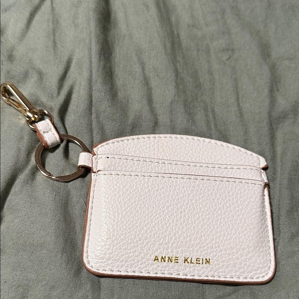 Anne Klein Cream Key & Card Holder